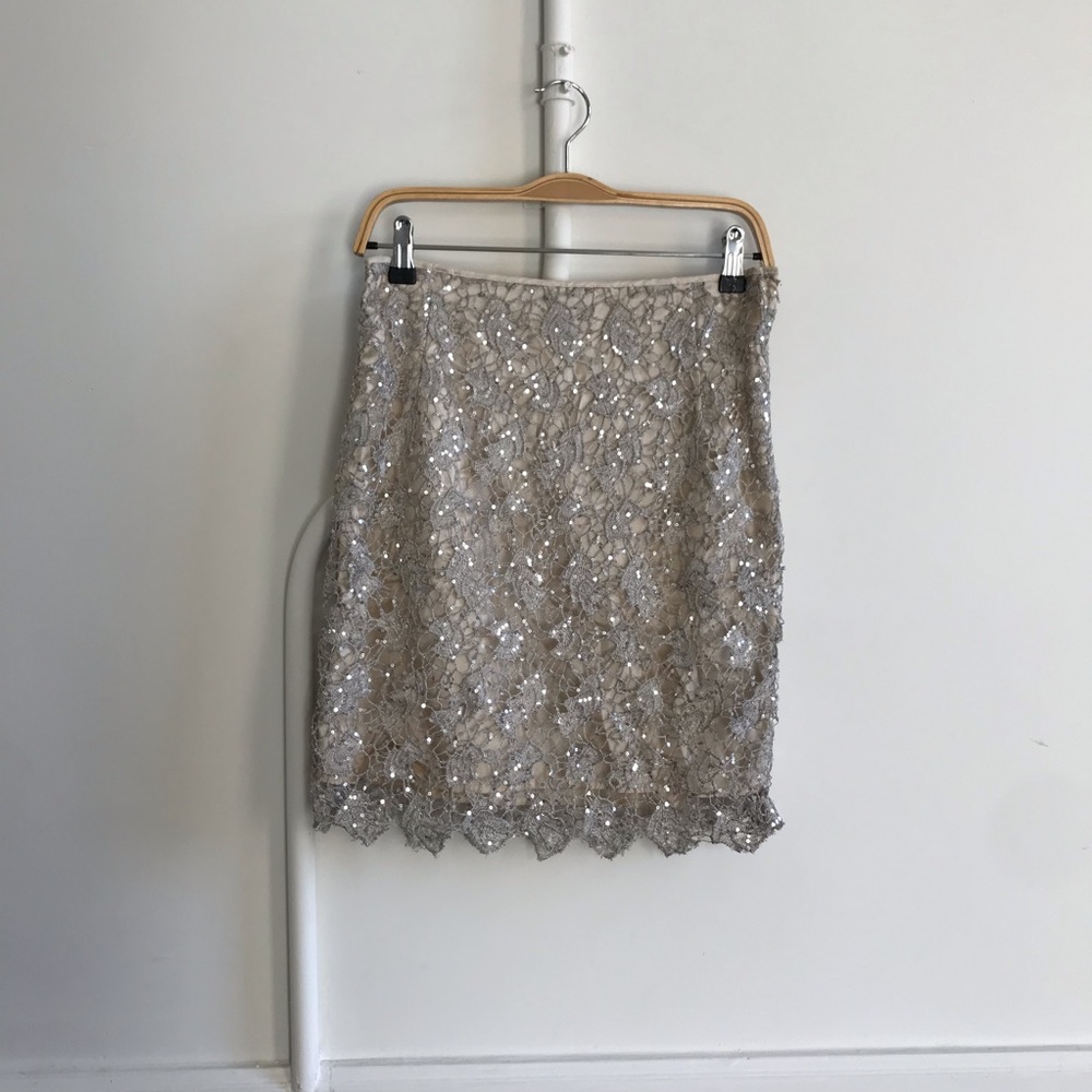 H&M Sequined Mini Skirt